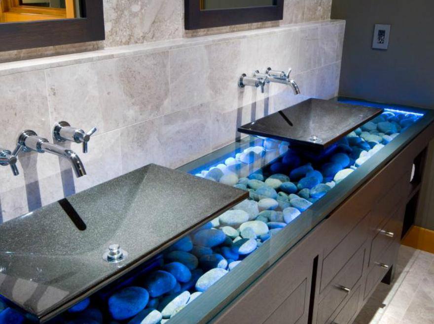 Stone Basin and Counter tops